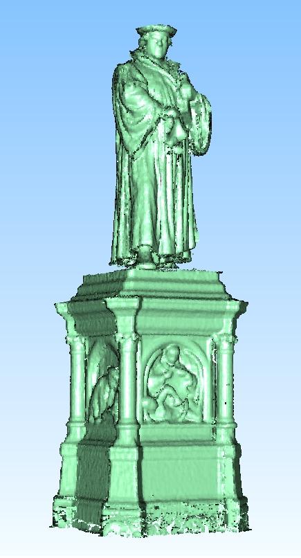 3D-Laserscanning Lutherdenkmal